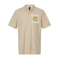 Mama One Happy Dude Birthday Theme Family Matching Softstyle Adult Sport Polo