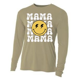 Mama One Happy Dude Birthday Theme Family Matching Cooling Performance Long Sleeve Crew