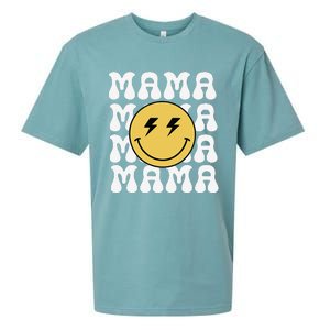 Mama One Happy Dude Birthday Theme Family Matching Sueded Cloud Jersey T-Shirt