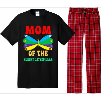 Mom Of Hungry Caterpillar Funny Cute Caterpillar Birthday Pajama Set