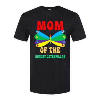 Mom Of Hungry Caterpillar Funny Cute Caterpillar Birthday Softstyle CVC T-Shirt