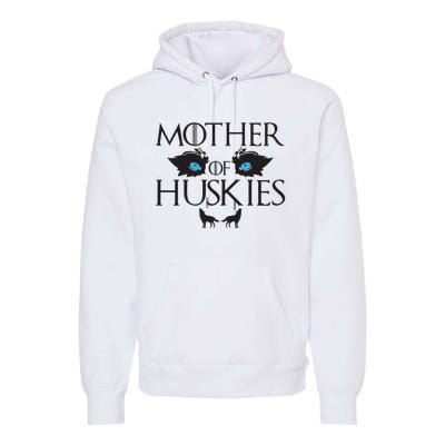 Mother of Huskies Siberian Husky Mom Premium Hoodie