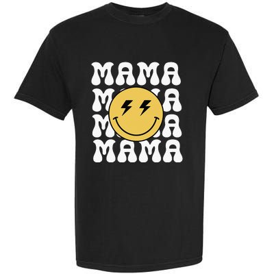 Mama One Happy Dude Birthday Theme Family Matching Garment-Dyed Heavyweight T-Shirt