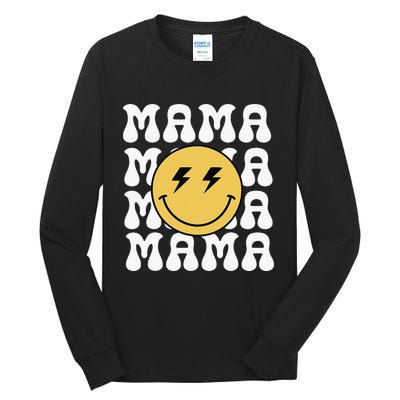 Mama One Happy Dude Birthday Theme Family Matching Tall Long Sleeve T-Shirt