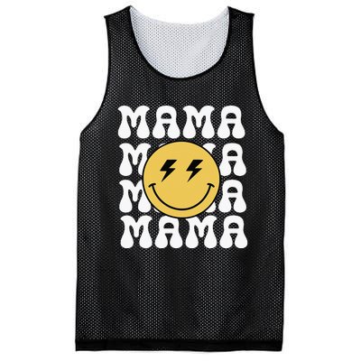 Mama One Happy Dude Birthday Theme Family Matching Mesh Reversible Basketball Jersey Tank