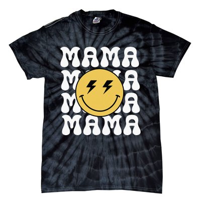 Mama One Happy Dude Birthday Theme Family Matching Tie-Dye T-Shirt