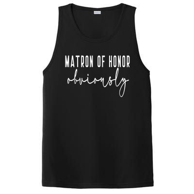 Matron Of Honor Obviously Bachelorette Bride Proposal Cute Gift PosiCharge Competitor Tank