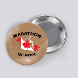 Marathon Of Hope Canada Flag Canadian Maple Leaf Button