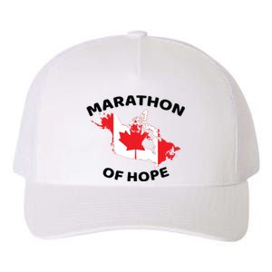 Marathon Of Hope Canada Flag Canadian Maple Leaf Yupoong Adult 5-Panel Trucker Hat