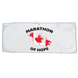 Marathon Of Hope Canada Flag Canadian Maple Leaf Large Microfiber Waffle Golf Towel