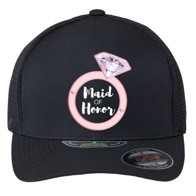 Maid Of Honor Great Gift Bachelorette Party Bridal Team Gift Flexfit Unipanel Trucker Cap