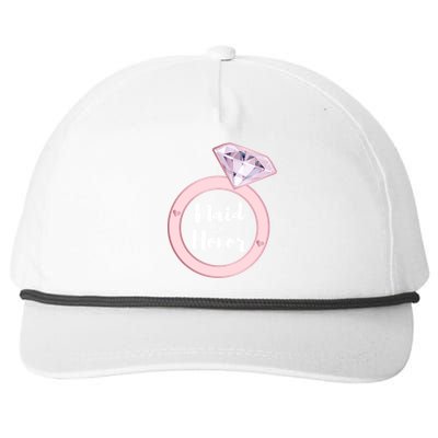 Maid Of Honor Great Gift Bachelorette Party Bridal Team Gift Snapback Five-Panel Rope Hat