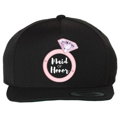 Maid Of Honor Great Gift Bachelorette Party Bridal Team Gift Wool Snapback Cap