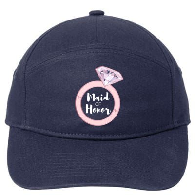 Maid Of Honor Great Gift Bachelorette Party Bridal Team Gift 7-Panel Snapback Hat