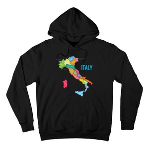 Map Of Italy Hoodie