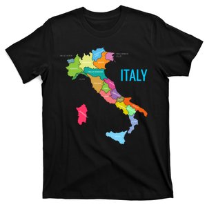 Map Of Italy T-Shirt