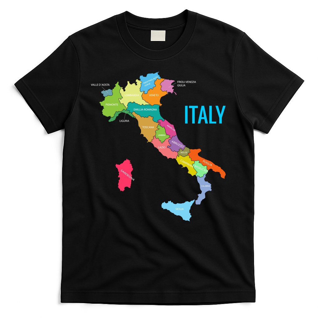 Map Of Italy T-Shirt