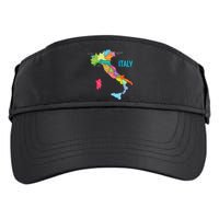 Map Of Italy Adult Drive Performance Visor
