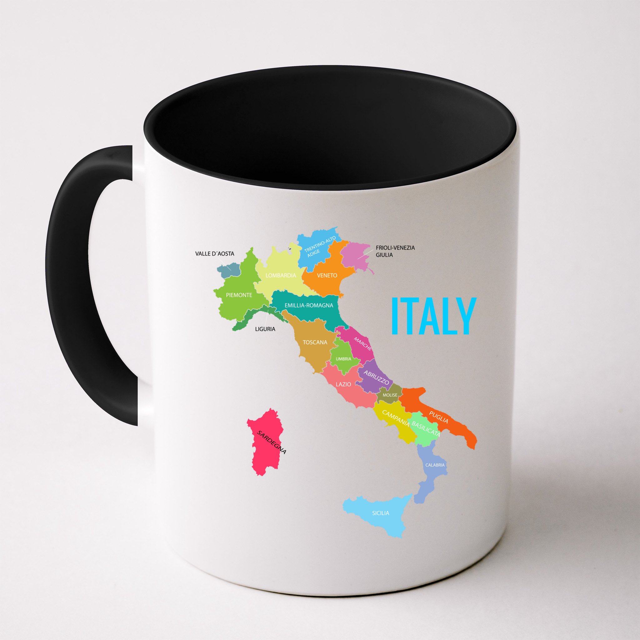 Map Of Italy Mug