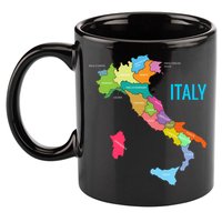 Map Of Italy 11oz C Handle Ceramic Mug
