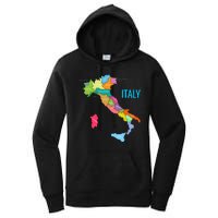 Map Of Italy Women's Pullover Hoodie