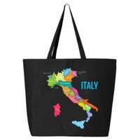 Map Of Italy 25L Jumbo Tote
