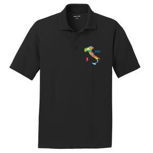 Map Of Italy PosiCharge RacerMesh Polo