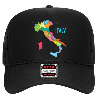 Map Of Italy Trucker Hat