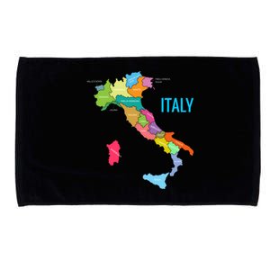 Map Of Italy Microfiber Hand Towel