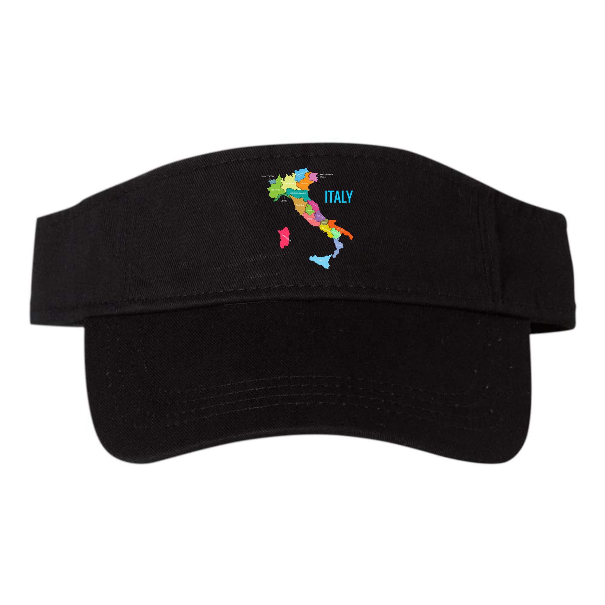 Map Of Italy Visor