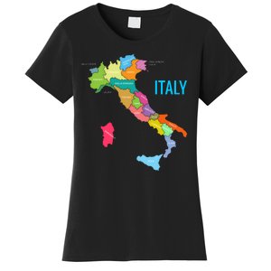 Map Of Italy Women's T-Shirt