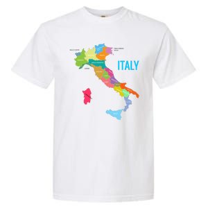 Map Of Italy Garment-Dyed Heavyweight T-Shirt