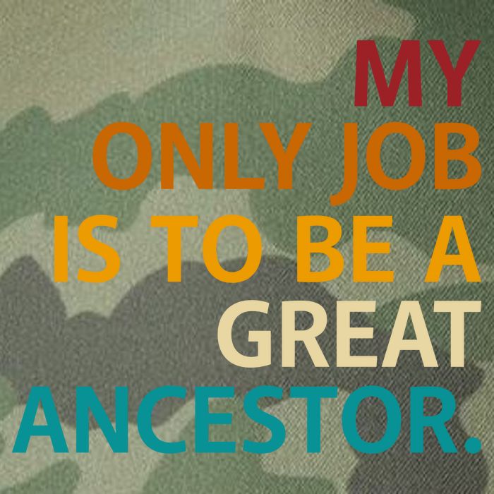 My Only Job Is To Be A Great Ancestor. Legacy Tie Dye Trucker Hat