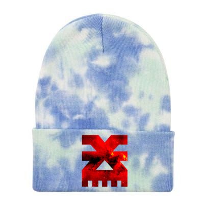 Mark Of Khorne Chaos God Tie Dye 12in Knit Beanie