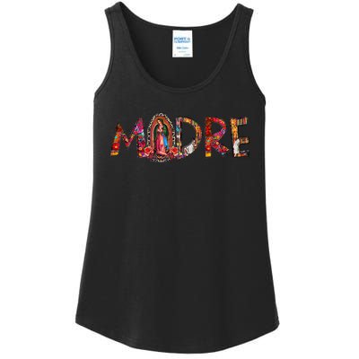 Madre Our Lady Virgen De Guadalupe Abuela Latina Mexican Ladies Essential Tank