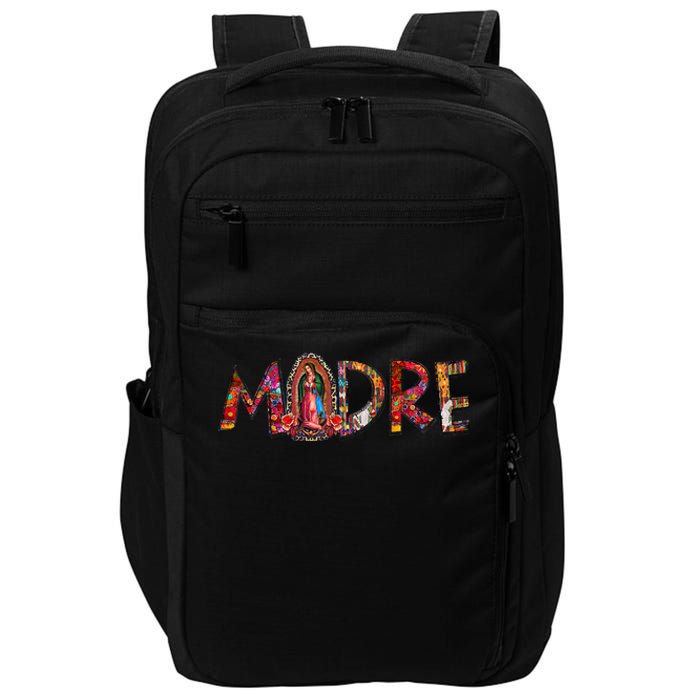 Madre Our Lady Virgen De Guadalupe Abuela Latina Mexican Impact Tech Backpack