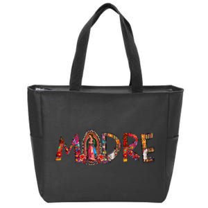 Madre Our Lady Virgen De Guadalupe Abuela Latina Mexican Zip Tote Bag