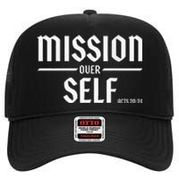 Mission Over Life Acts 2024 High Crown Mesh Back Trucker Hat