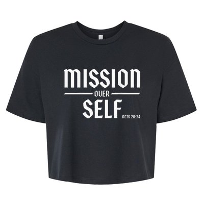 Mission Over Life Acts 2024 Bella+Canvas Jersey Crop Tee