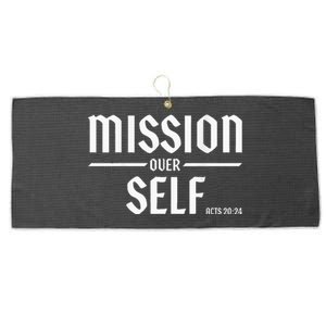 Mission Over Life Acts 2024 Large Microfiber Waffle Golf Towel