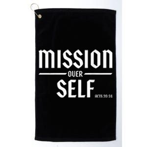 Mission Over Life Acts 2024 Platinum Collection Golf Towel