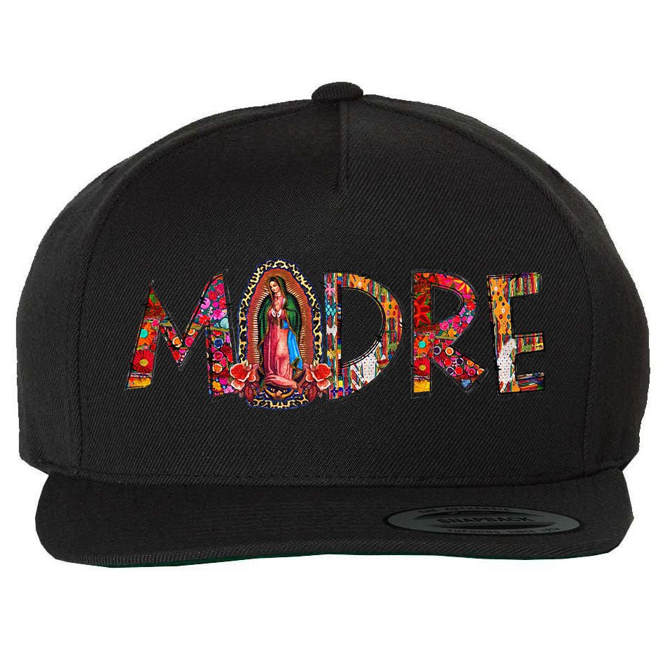Madre Our Lady Virgen De Guadalupe Abuela Latina Mexican Wool Snapback Cap