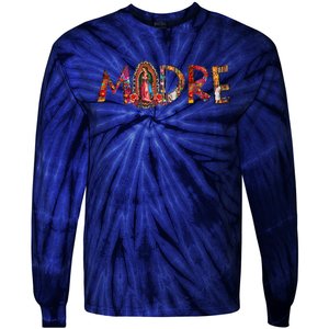 Madre Our Lady Virgen De Guadalupe Abuela Latina Mexican Tie-Dye Long Sleeve Shirt