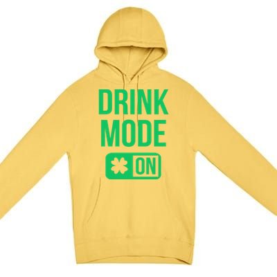 Mode On Lucky Shamrock St Patrick's Day Gift Premium Pullover Hoodie