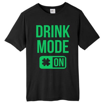 Mode On Lucky Shamrock St Patrick's Day Gift Tall Fusion ChromaSoft Performance T-Shirt