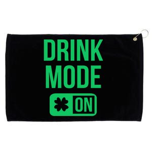 Mode On Lucky Shamrock St Patrick's Day Gift Grommeted Golf Towel