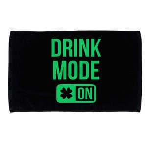 Mode On Lucky Shamrock St Patrick's Day Gift Microfiber Hand Towel