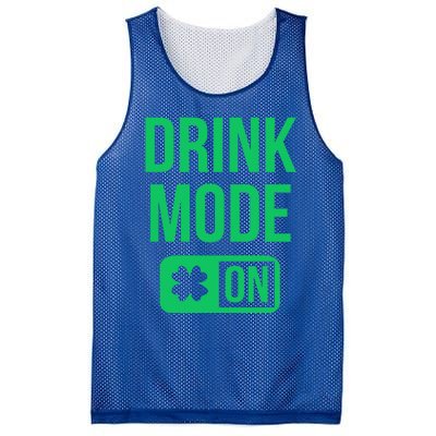 Mode On Lucky Shamrock St Patrick's Day Gift Mesh Reversible Basketball Jersey Tank