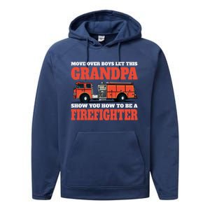 Move Over Let This Grandpa Show You How To Be A Cool Gift Performance Fleece Hoodie