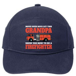 Move Over Let This Grandpa Show You How To Be A Cool Gift 7-Panel Snapback Hat